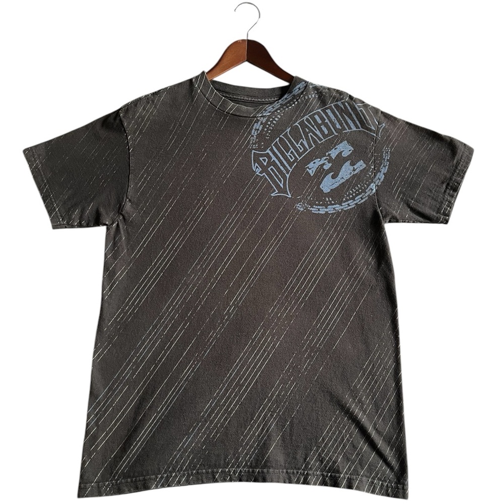 Y2K Billabong Men's Black Graphic T-Shirt